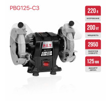 Станок точильный P.I.T. PBG125-C3