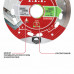 Диск алмазный отрезной ультратонкий P.I.T. (ACTW11-0125B)