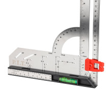 Угольник разметочный с магнитным уровнем (HSQR03-0300)