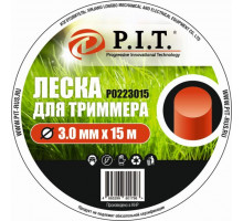 Леска для триммера P.I.T. Р0223015 (круг, 3,0мм х 15м)