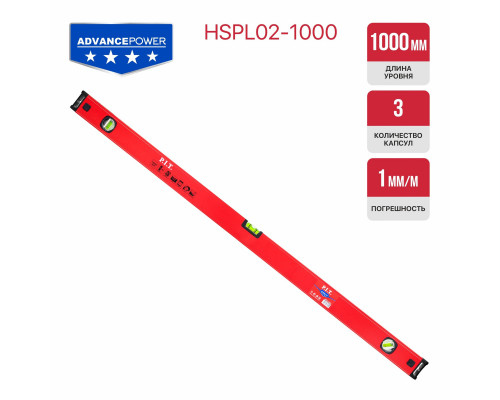 Уровень пузырьковый магнитный P.I.T. (HSPL02-1000)