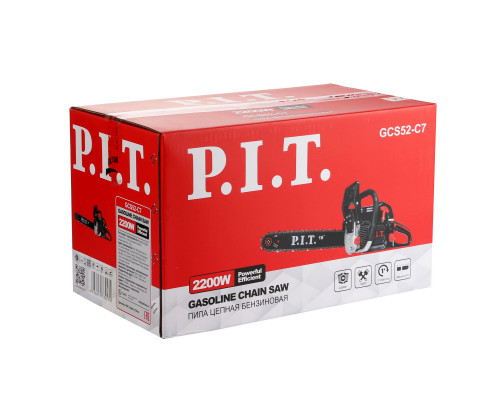 Пила цепная бензиновая P.I.T. GCS52-C7