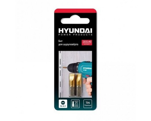 Биты для шуруповерта Hyundai SL-6,5 25mm (2 шт)
