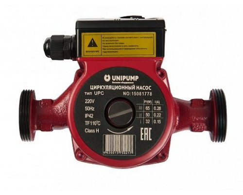 Насос циркулярный UNIPUMP UPС 25-80 180 (93873)