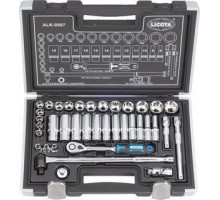 Набор торцевых головок 3/8" 12гр. 37пр. 6-24мм spline (ALK-0007P)