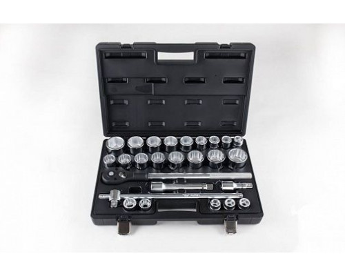 Набор торцевых головок 3/4" дюйм. и метр. 26пр. 3/4"-2", 19-50мм (ASK-10061)