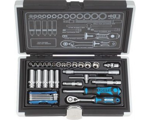 Набор торцевых головок 1/4" 32пр. spline (ALK-0004P)