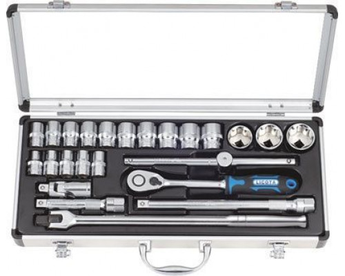 Набор торцевых головок 1/2" Spline 24пр. 10-32мм (ALM-5002P)