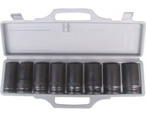 Набор ударных головок глубоких 3/4" 8пр. 24-38мм (ASA-60007A)
