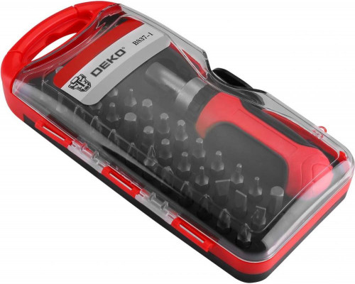 Отвертка с набором бит DEKO BS37-1 (37 предметов) 065-0505
