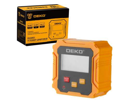 Угломер цифровой DEKO DKAM01, с магнитным основанием 065-0244