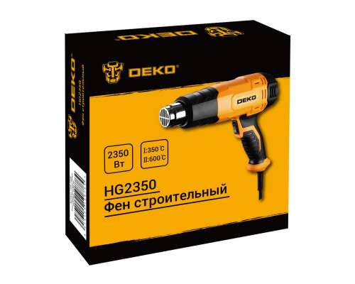 Фен строительный DEKO HG2350, 2350 Вт 085-1009