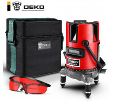 Уровень лазерный DEKO DKLL02RB SET1 (в сумке) 065-0275