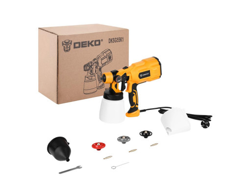 Краскопульт электрический DEKO DKSG55K1 HVLP (550W, 800 мл) 018-1043