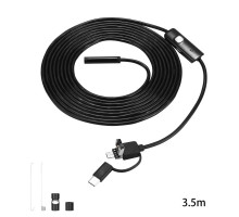 Водонепроницаемый эндоскоп 3.5м (Micro USB, USB, Type-C) DEKO WEC-3.5 065-0155