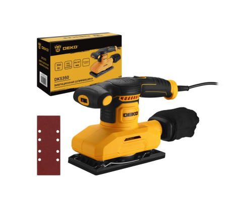 Вибрационная шлифмашина DEKO DKS350, с регулировкой оборотов 063-4339