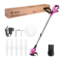 Триммер садовый аккумуляторный DEKO DKTR12 PINK, 2*2.0Ач 063-4409