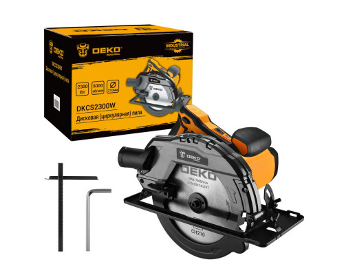 Дисковая (циркулярная) пила DEKO DKCS2300W, 2300Вт, 210мм 084-1050