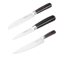Набор ножей DEKO DKK05 с деревянной ручкой, сталь 7Cr17 (3 предмета) 041-0100