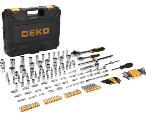 Профессиональный набор инструментов для авто DEKO DKAT150 в чемодане  (150 предметов) 065-0912