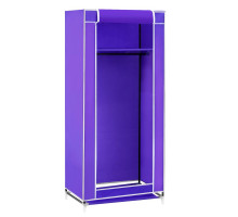 Универсальный тканевый шкаф для хранения вещей DEKO DKCL04 PURPLE, размер L, 150х70х45 см, фиолетовый 041-0015