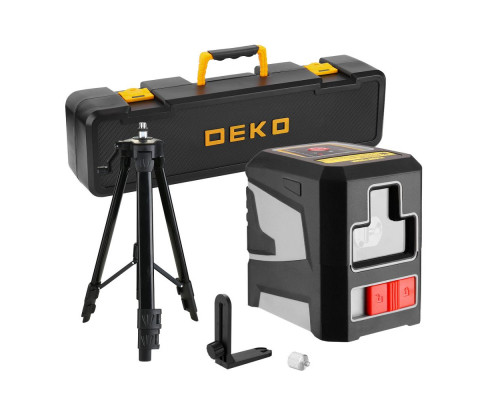 Уровень лазерный самовыравнивающийся в кейсе DEKO DKLL11 SET 2 PREMIUM со штативом 1 м 065-0271-1