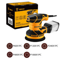 Шлифмашина эксцентриковая сетевая DEKO ZKG400 081-1004