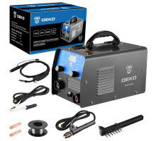 Сварочный полуавтомат DEKO DKWM200NG, MIG без газа/MMA/TIG LIFT, 200А, проволока 0.5 кг 051-4695