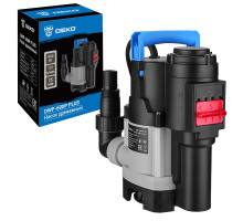 Насос дренажный DEKO DWP-600P PLUS (грязевая, 2 режима, 220В, 600Вт, пластик) 076-0540