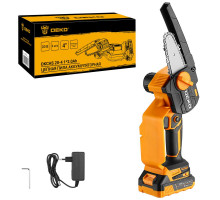 Пила цепная аккумуляторная DEKO DKCHS 20-4, 20В, 1x2.0Ач 063-4480