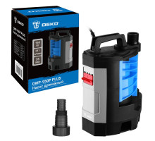 Насос дренажный DEKO DWP-950P PLUS (грязевая, 2 режима, 220В, 950Вт, пластик) 076-0541