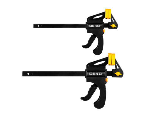 Струбцина быстрозажимная 200 мм DEKO CL200-2, 2 шт 065-0614