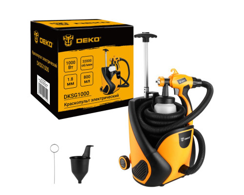 Краскопульт электрический DEKO DKSG1000 (1000 Вт, 800 мл) 063-4354