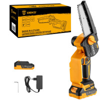 Пила цепная аккумуляторная DEKO DKCHS 20-6, 20В, 2x3.0Ач 063-4481-1