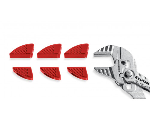 KRAFTOOL Vise-Wrench сменные защитные накладки на губки, для клещей 300 мм, набор из 3-х пар (22069-S3)