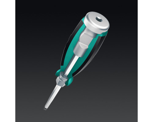 KRAFTOOL IMPACT PH 4, сквозной стержень Cr-Mo, ударная отвертка (250034-4)