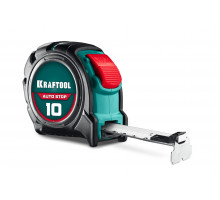 KRAFTOOL AutoStop 10м х 25мм, профессиональная рулетка с автостопом (3412-10-25)
