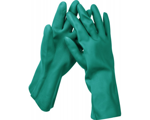 KRAFTOOL NITRIL нитриловые индустриальные перчатки, маслобензостойкие, размер XXL