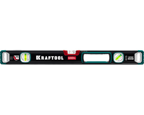 Kraftool A-RATE CONTROL 600 мм, сверхпрочный уровень с зеркальным глазком