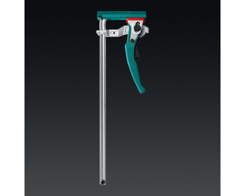 KRAFTOOL KRAFTFLEX, KLT-300, 300/60 мм, универсальная, цельнокованая, рычажная, быстрозажимная, в T-track струбцина (32331-300)