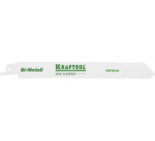 Полотно KRAFTOOL ″INDUSTRIE QUALITAT″, S1122EF, для эл/ножовки, Bi-Metall, по металлу, шаг 1,4мм, 180мм