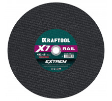 KRAFTOOL X7-EXTREM RAIL 400x4.0 / 25.4 мм по Ж/Д рельсам отрезной диск для бензореза (36258-400-4.0)