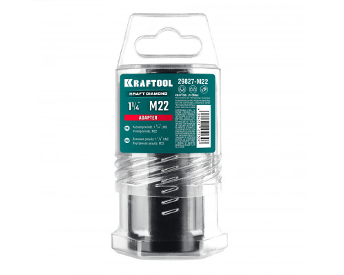 KRAFTOOL М22 - 1 1/4″, Адаптер для алмазных коронок (29827-М22)