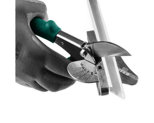 KRAFTOOL MC-7 ножницы угловые для пластмассовых и резиновых профилей