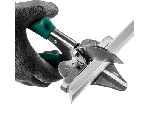 KRAFTOOL MC-7 ножницы угловые для пластмассовых и резиновых профилей