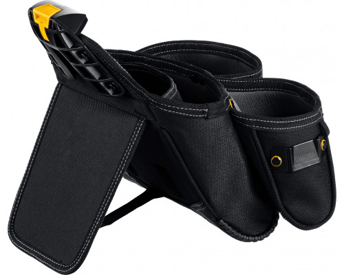 KRAFTOOL KP-15 с быстросъёмным креплением FastClip, 15 карманов и петель, 350 х 320 мм, поясная сумка (38771)