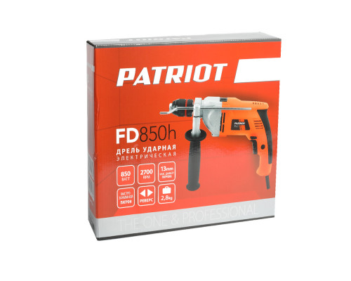 Дрель электрическая ударная PATRIOT FD 850h