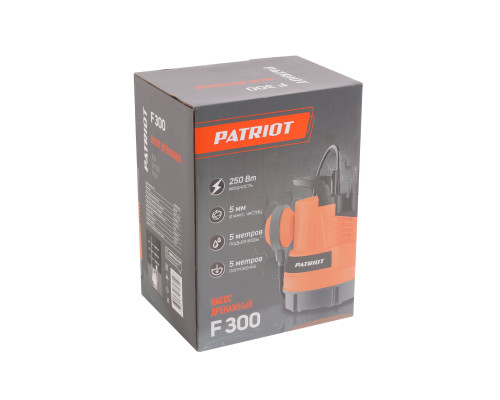 Насос дренажный PATRIOT F 300