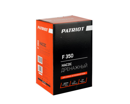 Насос дренажный Patriot F 350