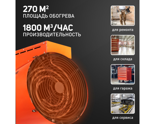 Тепловентилятор электрический PATRIOT PT-R30 (Россия)